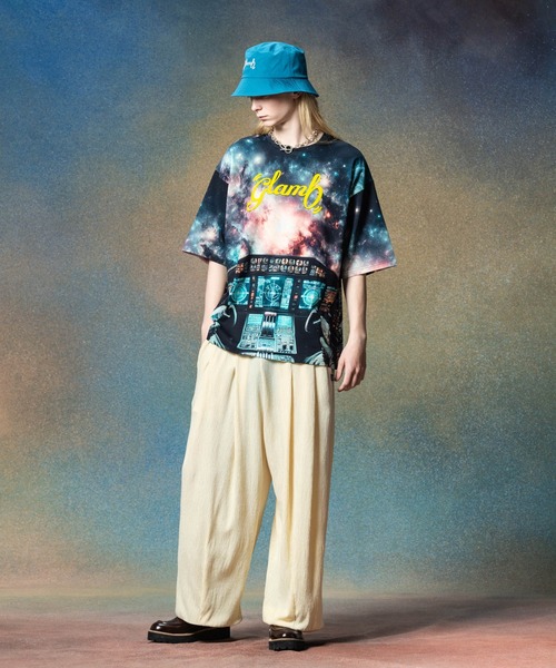 glamb(グラム)の「Cosmic Print T-Shirt / コズミックプリントTシャツ(Tシャツ/カットソー・メンズ・ブラック・S/M/L)」の6枚目の写真
