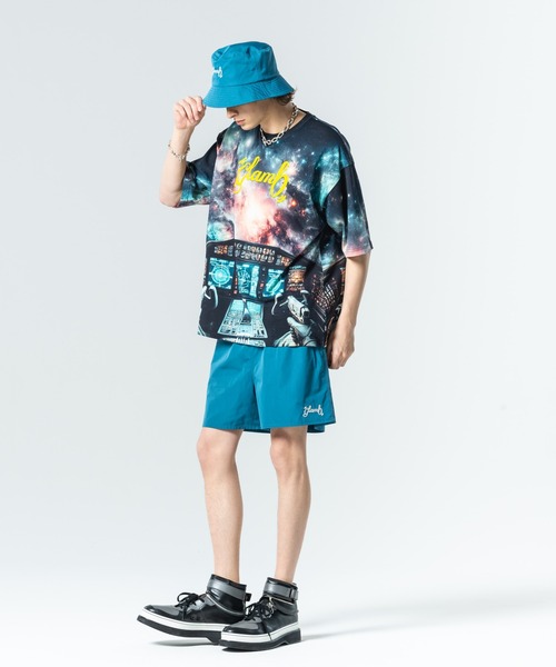 glamb(グラム)の「Cosmic Print T-Shirt / コズミックプリントTシャツ(Tシャツ/カットソー・メンズ・ブラック・S/M/L)」の8枚目の写真