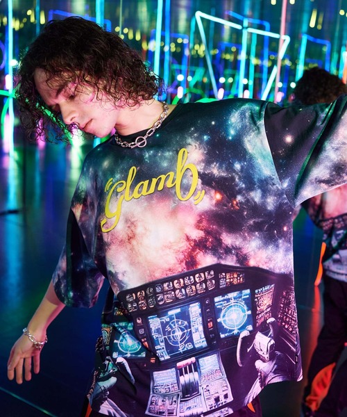 glamb(グラム)の「Cosmic Print T-Shirt / コズミックプリントTシャツ(Tシャツ/カットソー・メンズ・ブラック・S/M/L)」の14枚目の写真