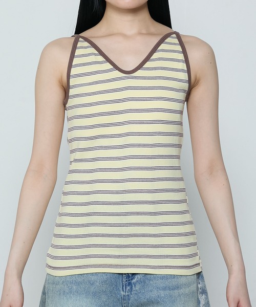 キャミソール cup in vneck camisole cup in vneck camisole/2color | KNUTH MARF