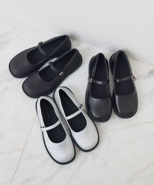 ems excite（エムズエキサイト）の「メリージェーンシューズ（その他シューズ・レディース・ブラック/シルバー/ブラック系その他・MEDIUM/LARGE）」の4枚目の写真