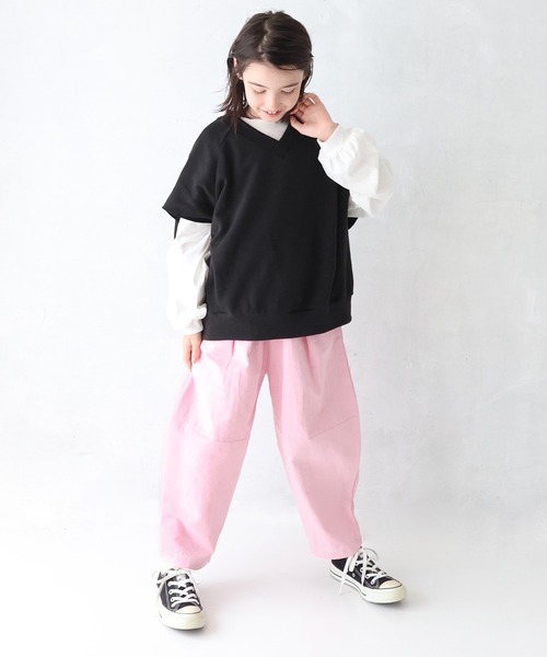 TENDER PERSON 刺繍スウェットベスト　サイズ2 セール】アンディニー デザインベスト（ベスト）｜undeny