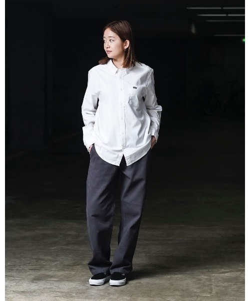 RVCA(ルーカ)の「RVCA メンズ THATLL DO STRETCH LS WOVEN 長袖シャツ 【2025年春夏モデル】/ルーカ胸ポケットワンポイントロングスリーブ長袖シャツ(シャツ/ブラウス・メンズ・ホワイト/ブルー・LARGE/MEDIUM/SMALL)」の21枚目の写真