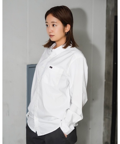 RVCA(ルーカ)の「RVCA メンズ THATLL DO STRETCH LS WOVEN 長袖シャツ 【2025年春夏モデル】/ルーカ胸ポケットワンポイントロングスリーブ長袖シャツ(シャツ/ブラウス・メンズ・ホワイト/ブルー・LARGE/MEDIUM/SMALL)」の15枚目の写真