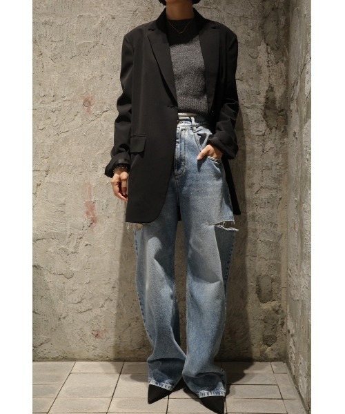 Maison Margiela（メゾンマルジェラ）の「Maison Margiela PANTS 5 POCKETS（デニムパンツ・レディース・ダークブルー・40/36/38）」の6枚目の写真