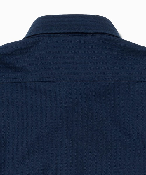LACOSTE(ラコステ)の「ジャカードストライプボタンダウンジャージシャツ(シャツ/ブラウス・メンズ・ライトブルー/ネイビー/ホワイト・39/40/41/42)」の21枚目の写真