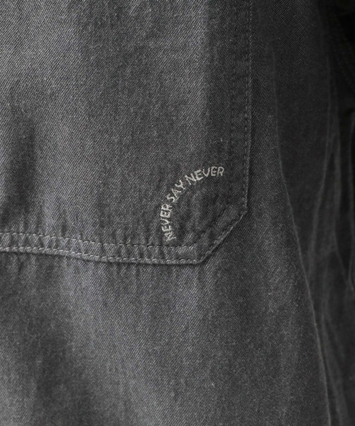 BAYFLOW（ベイフロー）の「スタンダードカラーシャツ[綿100％]（シャツ/ブラウス・メンズ・チャコールグレー/ホワイト/ブルー/イエロー・LARGE/MEDIUM）」の16枚目の写真