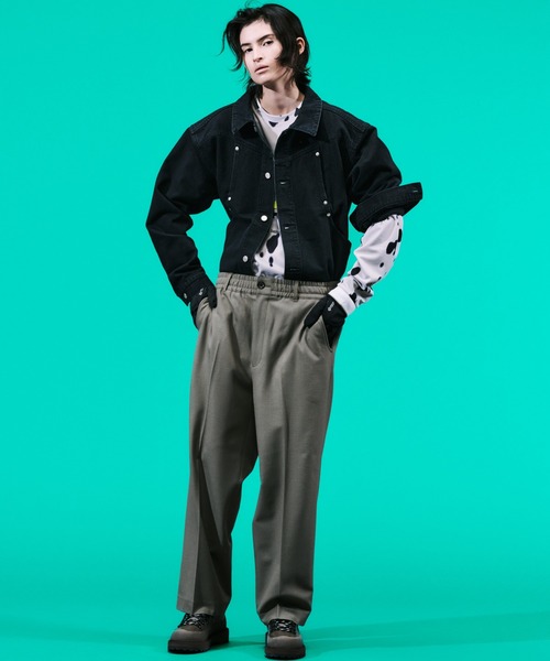 FARAH(ファーラー)の「BAL / FARAH WASHABLE WOOL WIDE TAPERED EASY PANT(スラックス・メンズ・ダークグレー/カーキ・36inch/32inch/30inch/34inch)」の16枚目の写真
