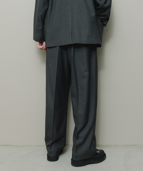 FARAH(ファーラー)の「BAL / FARAH WASHABLE WOOL WIDE TAPERED EASY PANT(スラックス・メンズ・ダークグレー/カーキ・36inch/32inch/30inch/34inch)」の5枚目の写真