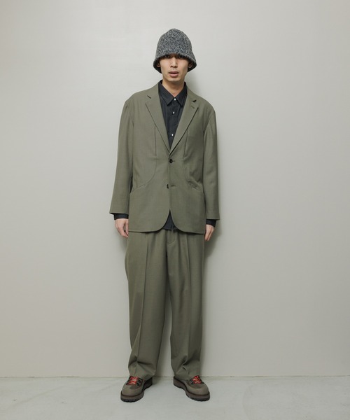 FARAH(ファーラー)の「BAL / FARAH WASHABLE WOOL WIDE TAPERED EASY PANT(スラックス・メンズ・ダークグレー/カーキ・36inch/32inch/30inch/34inch)」の22枚目の写真