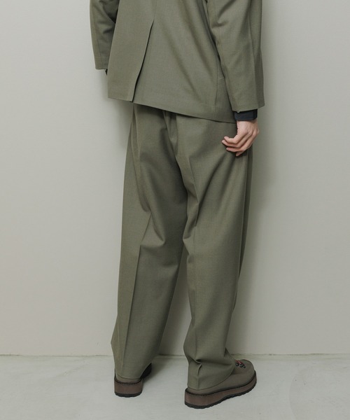 FARAH(ファーラー)の「BAL / FARAH WASHABLE WOOL WIDE TAPERED EASY PANT(スラックス・メンズ・ダークグレー/カーキ・36inch/32inch/30inch/34inch)」の7枚目の写真