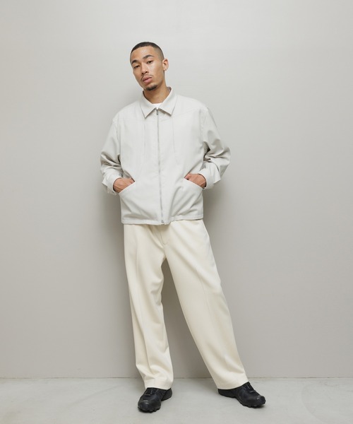 FARAH(ファーラー)の「BAL / FARAH WASHABLE WOOL WIDE TAPERED EASY PANT(スラックス・メンズ・ダークグレー/カーキ/クリーム・36inch/32inch/30inch/34inch)」の10枚目の写真