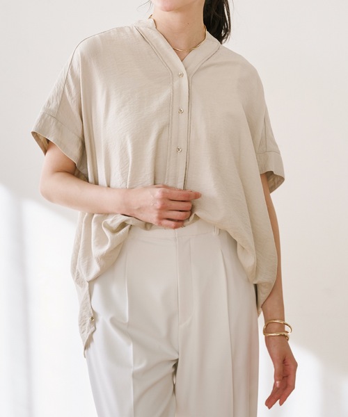 ブラウス シャツ シアードロストヘム2wayブラウス レディース シアードロストヘム2wayブラウス Emma Taylor│STYLEDOOR