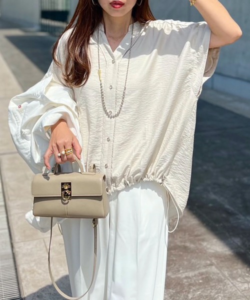 ブラウス シャツ シアードロストヘム2wayブラウス レディース シアードロストヘム2wayブラウス Emma Taylor│STYLEDOOR