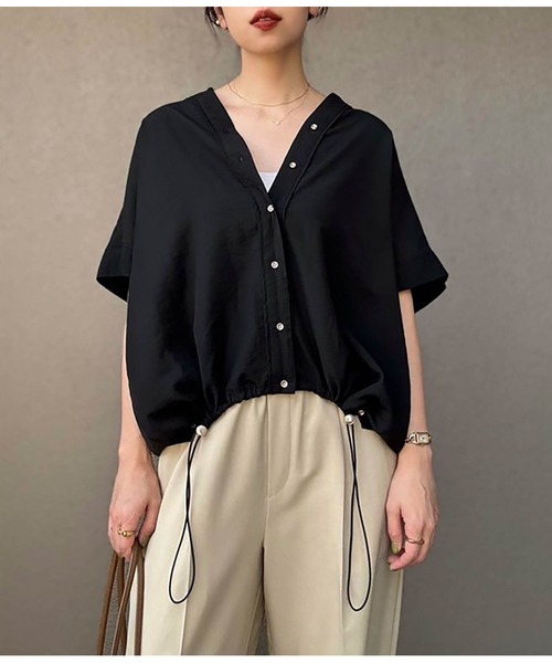 ブラウス シャツ シアードロストヘム2wayブラウス レディース シアードロストヘム2wayブラウス Emma Taylor│STYLEDOOR