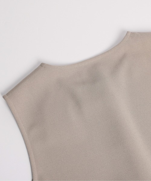 La-gemme（ラジェム）の「パールペプラムジレ（ベスト・レディース・ブラック/ベージュ・フリー）」の22枚目の写真