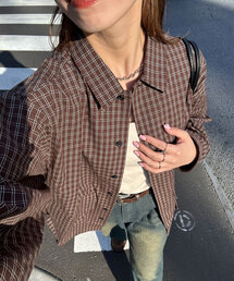 CIAOPANIC | BIGポケットチェックシャツ(シャツ/ブラウス)