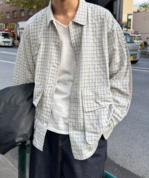 BIGポケットチェックシャツ