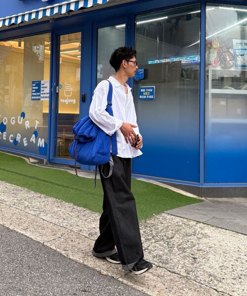 CIAOPANIC(チャオパニック)の「BIGポケットチェックシャツ(シャツ/ブラウス・レディース・ブラック/カーキ/ピンク/ブラウン/ブラック系その他/ベージュ/ホワイト/ホワイト系その他/アイボリー/イエロー/ブルー/サックスブルー・MEDIUM/LARGE)」の15枚目の写真