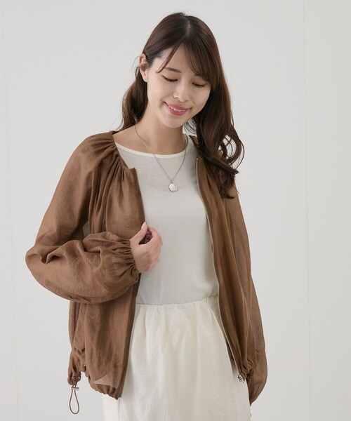 アウラウイラのシアーブルゾン SHEER BLOUSON — aulaaila