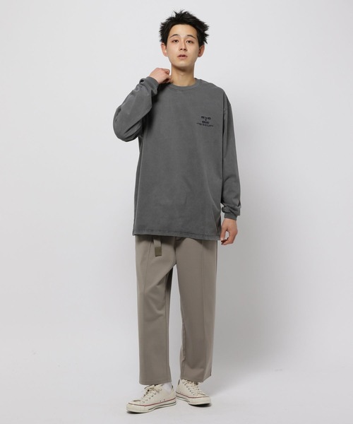 niko and...（ニコアンド）の「ジャージベルテッドパンツ（その他パンツ・メンズ・ブラック/ライトグレー・MEDIUM/LARGE）」の4枚目の写真