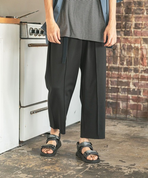 niko and...（ニコアンド）の「ジャージベルテッドパンツ（その他パンツ・メンズ・ブラック/ライトグレー・MEDIUM/LARGE）」の22枚目の写真