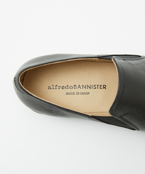 alfredoBANNISTER(アルフレッドバニスター)の「【定番】サイドゴア レザースリッポン(スリッポン・メンズ・ブラック/ダークブラウン・40/42/41/43/44/45/39)」の12枚目の写真
