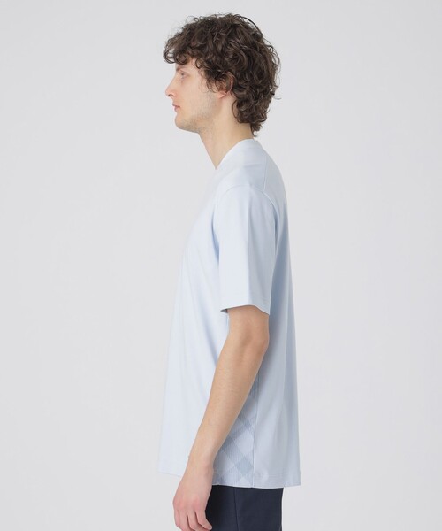 BLACK LABEL CRESTBRIDGE（ブラックレーベル・クレストブリッジ）の「マーセライズドレスTシャツ（Tシャツ/カットソー・メンズ・グレー系その他/ブラック/オフホワイト/ネイビー/ロイヤルブルー/ライトピンク・XL/L/XXL/S/M）」の17枚目の写真