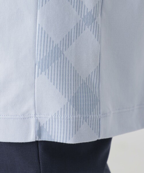 BLACK LABEL CRESTBRIDGE（ブラックレーベル・クレストブリッジ）の「マーセライズドレスTシャツ（Tシャツ/カットソー・メンズ・グレー系その他/ブラック/オフホワイト/ネイビー/ロイヤルブルー/ライトピンク・XL/L/XXL/S/M）」の15枚目の写真