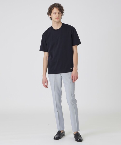 BLACK LABEL CRESTBRIDGE（ブラックレーベル・クレストブリッジ）の「マーセライズドレスTシャツ（Tシャツ/カットソー・メンズ・グレー系その他/ブラック/オフホワイト/ネイビー/ロイヤルブルー/ライトピンク・XL/L/XXL/S/M）」の12枚目の写真