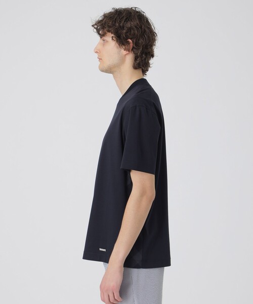 BLACK LABEL CRESTBRIDGE（ブラックレーベル・クレストブリッジ）の「マーセライズドレスTシャツ（Tシャツ/カットソー・メンズ・グレー系その他/ブラック/オフホワイト/ネイビー/ロイヤルブルー/ライトピンク・XL/L/XXL/S/M）」の11枚目の写真