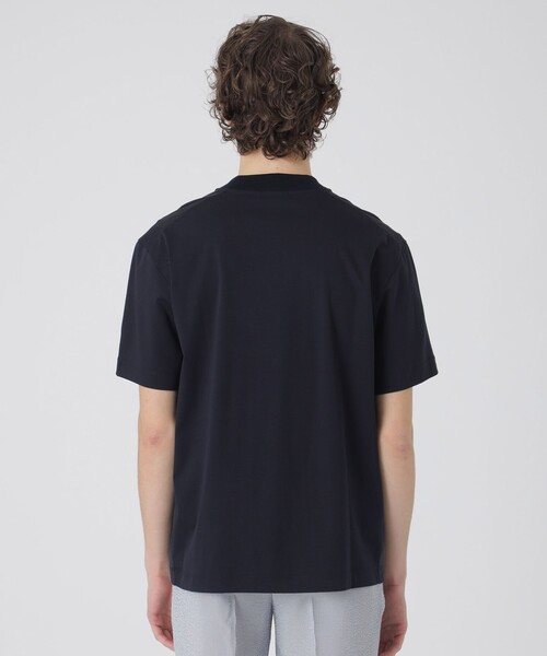 BLACK LABEL CRESTBRIDGE（ブラックレーベル・クレストブリッジ）の「マーセライズドレスTシャツ（Tシャツ/カットソー・メンズ・グレー系その他/ブラック/オフホワイト/ネイビー/ロイヤルブルー/ライトピンク・XL/L/XXL/S/M）」の10枚目の写真