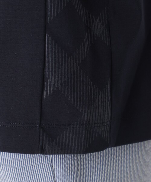 BLACK LABEL CRESTBRIDGE（ブラックレーベル・クレストブリッジ）の「マーセライズドレスTシャツ（Tシャツ/カットソー・メンズ・グレー系その他/ブラック/オフホワイト/ネイビー/ロイヤルブルー/ライトピンク・XL/L/XXL/S/M）」の9枚目の写真