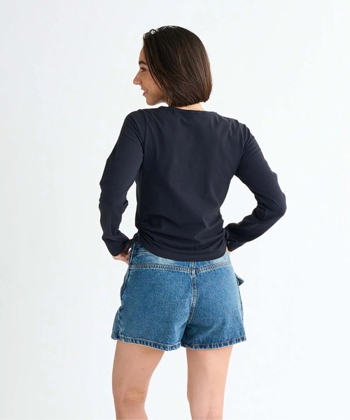 ROXY(ロキシー)の「SUGAR PALM /ロキシーシャーリング長袖ロンT(Tシャツ/カットソー・レディース・ホワイト/ブラウン/グリーン/ブラック・LARGE/MEDIUM/SMALL)」の22枚目の写真