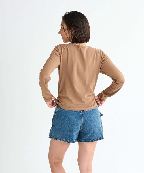 ROXY(ロキシー)の「SUGAR PALM /ロキシーシャーリング長袖ロンT(Tシャツ/カットソー・レディース・ホワイト/ブラウン/グリーン/ブラック・LARGE/MEDIUM/SMALL)」の21枚目の写真