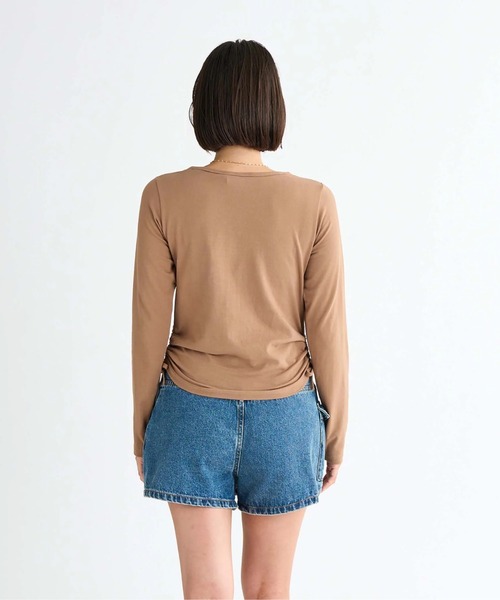 ROXY(ロキシー)の「SUGAR PALM /ロキシーシャーリング長袖ロンT(Tシャツ/カットソー・レディース・ホワイト/ブラウン/グリーン/ブラック・LARGE/MEDIUM/SMALL)」の20枚目の写真
