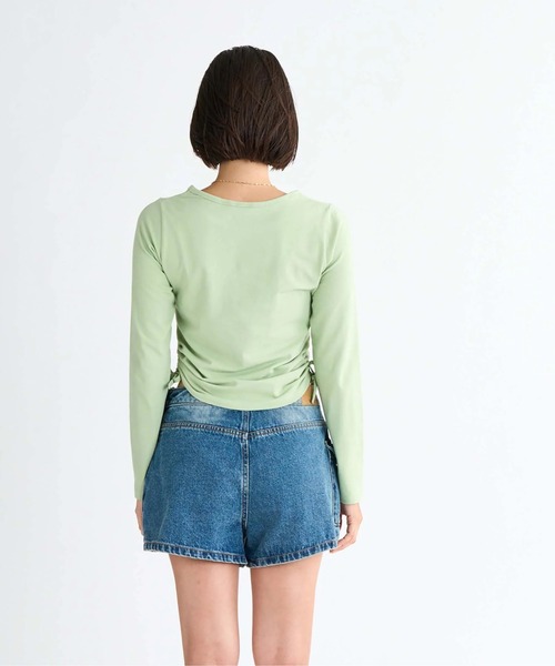 ROXY(ロキシー)の「SUGAR PALM /ロキシーシャーリング長袖ロンT(Tシャツ/カットソー・レディース・ホワイト/ブラウン/グリーン/ブラック・LARGE/MEDIUM/SMALL)」の17枚目の写真
