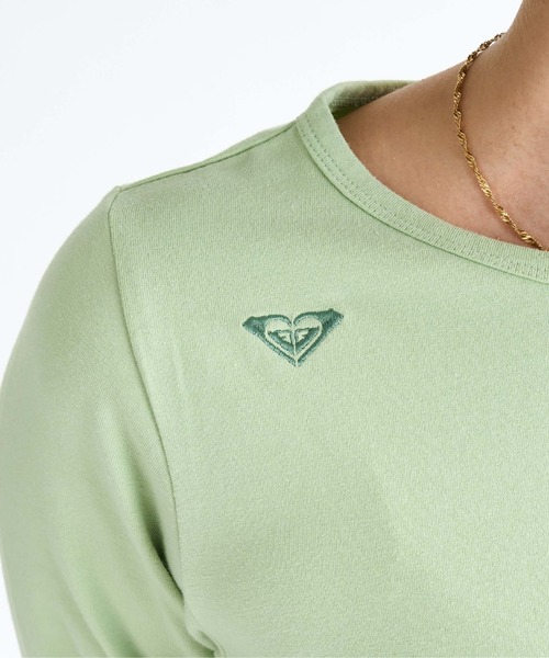 ROXY(ロキシー)の「SUGAR PALM /ロキシーシャーリング長袖ロンT(Tシャツ/カットソー・レディース・ホワイト/ブラウン/グリーン/ブラック・LARGE/MEDIUM/SMALL)」の5枚目の写真
