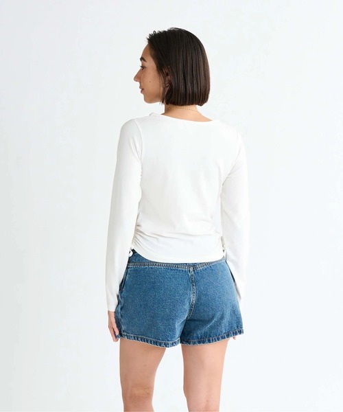 ROXY(ロキシー)の「SUGAR PALM /ロキシーシャーリング長袖ロンT(Tシャツ/カットソー・レディース・ホワイト/ブラウン/グリーン/ブラック・LARGE/MEDIUM/SMALL)」の18枚目の写真
