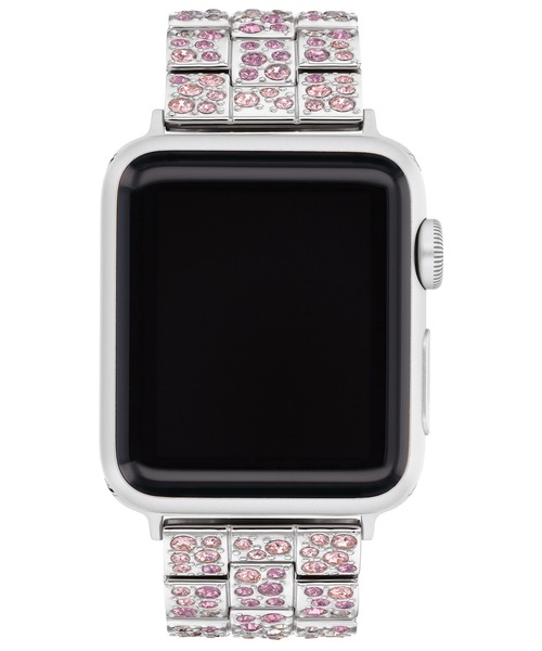 COACH(コーチ)の「【COACH】 コーチ APPLE WATCHストラップ(デジタル腕時計・レディース・シルバー/ピンク/ブラウン/シルバー×ゴールド・FREE)」の3枚目の写真