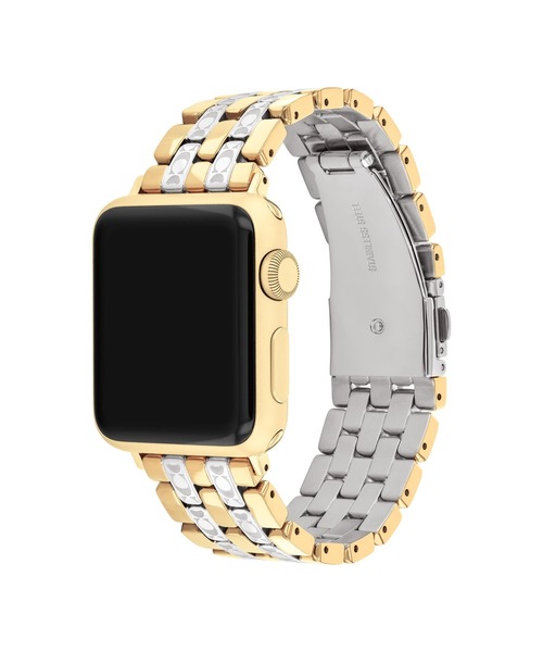 COACH(コーチ)の「【COACH】 コーチ APPLE WATCHストラップ(デジタル腕時計・レディース・シルバー/ピンク/ブラウン/シルバー×ゴールド・FREE)」の6枚目の写真