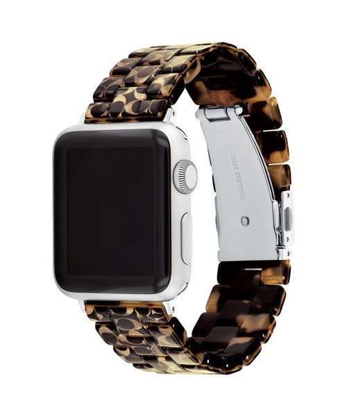 COACH(コーチ)の「【COACH】 コーチ APPLE WATCHストラップ(デジタル腕時計・レディース・シルバー/ピンク/ブラウン/シルバー×ゴールド・FREE)」の10枚目の写真