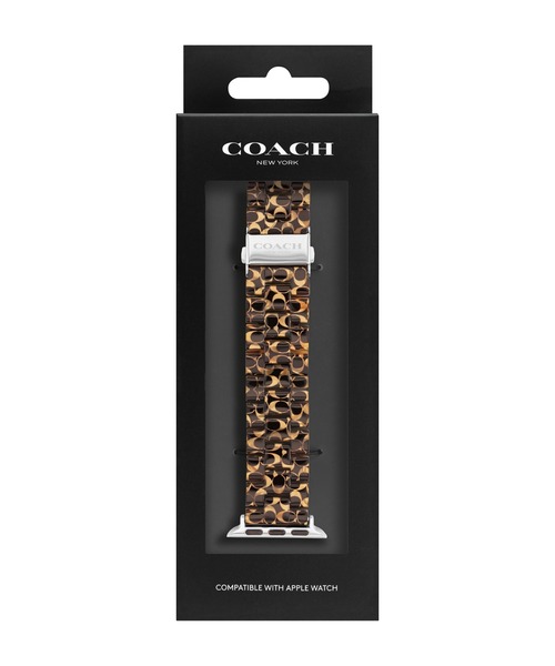 COACH(コーチ)の「【COACH】 コーチ APPLE WATCHストラップ(デジタル腕時計・レディース・シルバー/ピンク/ブラウン/シルバー×ゴールド・FREE)」の12枚目の写真