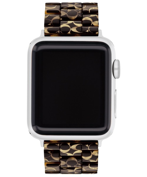 COACH(コーチ)の「【COACH】 コーチ APPLE WATCHストラップ(デジタル腕時計・レディース・シルバー/ピンク/ブラウン/シルバー×ゴールド・FREE)」の9枚目の写真