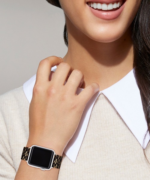 COACH(コーチ)の「【COACH】 コーチ APPLE WATCHストラップ(デジタル腕時計・レディース・シルバー/ピンク/ブラウン/シルバー×ゴールド・FREE)」の13枚目の写真