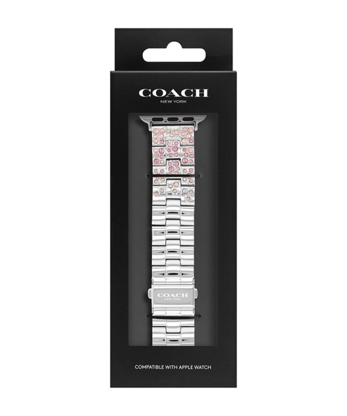 COACH(コーチ)の「【COACH】 コーチ APPLE WATCHストラップ(デジタル腕時計・レディース・シルバー/ピンク/ブラウン/シルバー×ゴールド・FREE)」の19枚目の写真