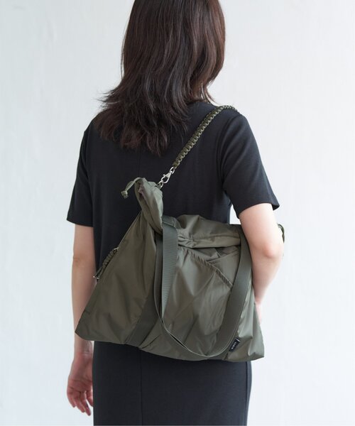 VENCEEXCHANGE（ヴァンスエクスチェンジ）の「コード編み巾着ポケットトートバッグ（トートバッグ・レディース・ライトグリーン/ベージュ/ダークオリーブ/ブラック・FREE）」の7枚目の写真