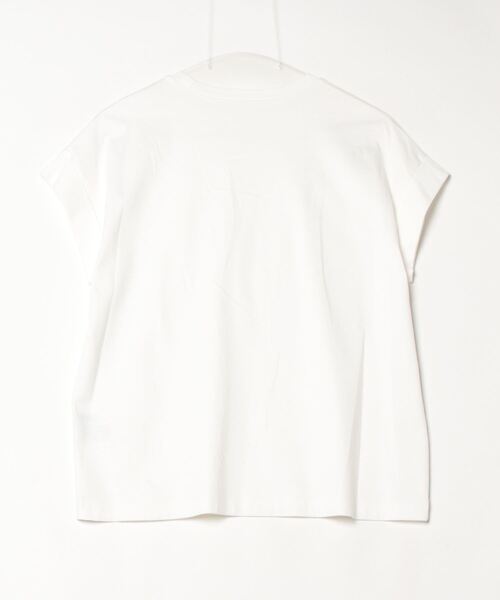 セール】EGLANTINE シフォンフリル付き半袖カットソー（Tシャツ