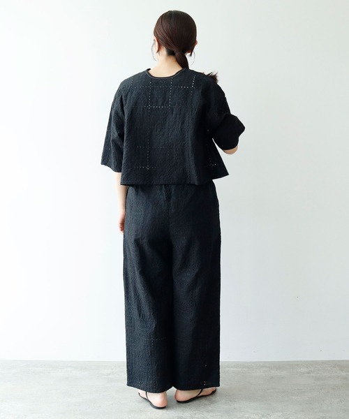 yuni（ユニ ）の「eyelet embroidely haori ブラウス（シャツ/ブラウス