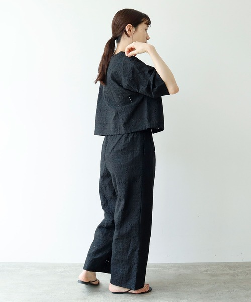 yuni（ユニ ）の「eyelet embroidely haori ブラウス（シャツ/ブラウス